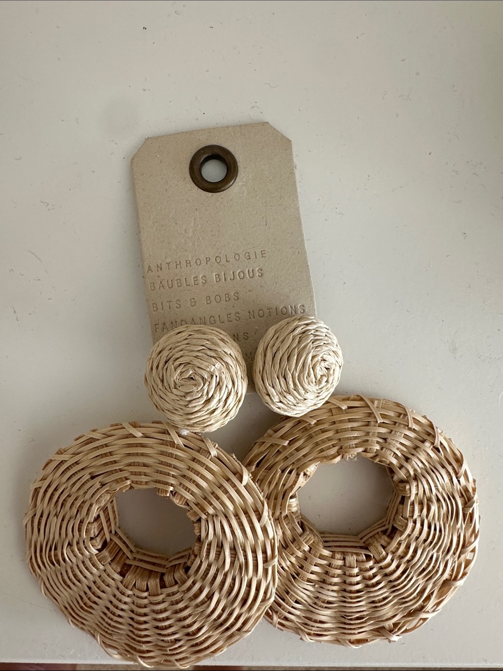 Never worn statement Anthropologie earrings